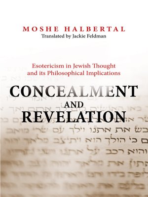 cover image of Concealment and Revelation